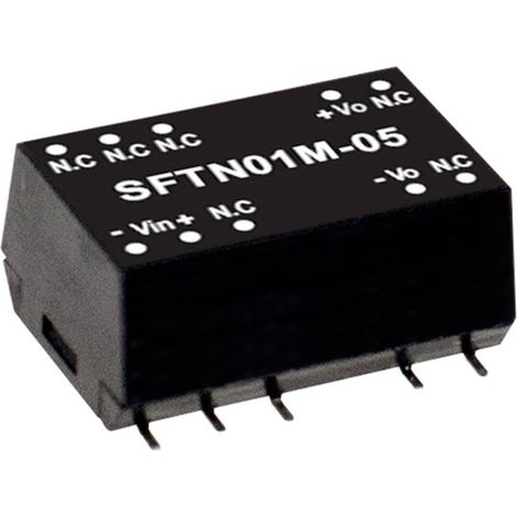 Module convertisseur CC/CC Mean Well SFTN01L-12 Nbr. de sorties: 1 x 84 mA 1 W 1 pc(s) Q122012 (1/2)