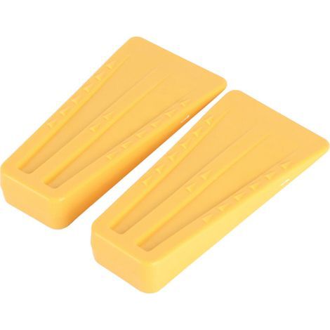 Garden Future2 Pièces Wedges en Plastique pour Coupe d'Arbres Accessoires pour Scie Électrique -KZQ