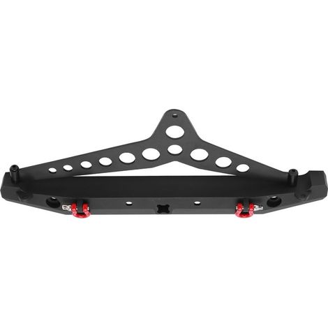 Simulation Escalade Voiture Pare-chocs Arrière en Alliage d'Aluminium avec Lumières LED pour Voiture RC 1/10 Axial SCX10 II 90046 (1/5)