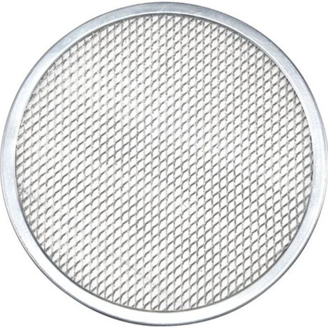 Teglia per pizza, Teglia per forno per pizza, Forno per pizza, Teglia rotonda, Griglia per cottura, Pizza, Alluminio, Argento, 30 cm