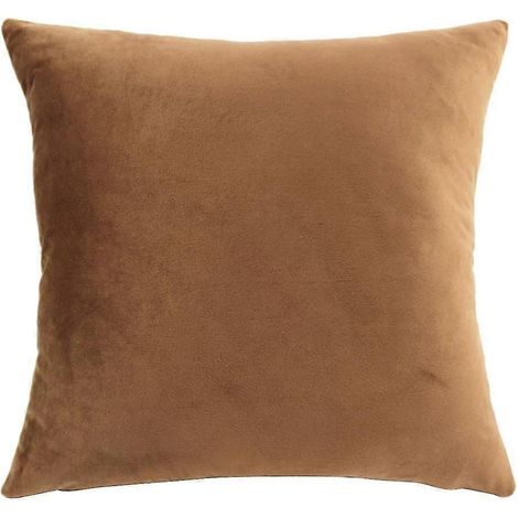 Housse de coussin géométrique blanche de 50 cm pour décoration intérieure-Brown 50 x 50cm