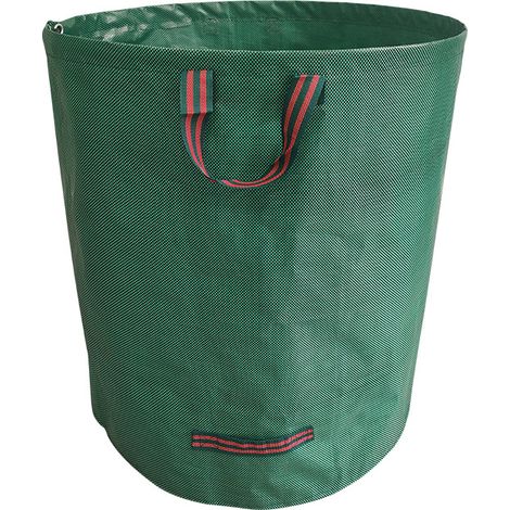 Gartenabfallsack mit Deckel - 132 Gallonen 80 x 100 cm Laubsack mit Griff, faltbar