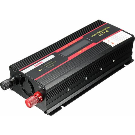 Inverter LCD power voltage converter 6000W max. DC 12V to AC 220V universal socket (1/3)