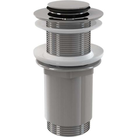 Alca Accesorios - Salida de lavabo 5/4" sin rebosadero, ClickClack, metal A394 (1/2)