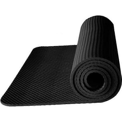 Tapis de protection sol 120x60cm pour tapis de course et vélo d'appartement, amortisseur de chocs, antidérapant, sous-tapis d'entraînement, surface robuste, équipement fitness. (1/5)