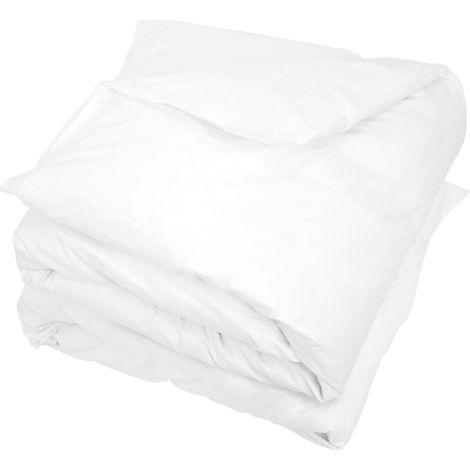 Housse de couette uni pur percale PRIMO 300x300 cm (1/5)