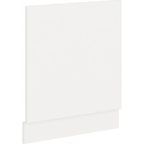 EKO White Frontblende für integrierten Geschirrspüler 60 Weiss matt Einbauküche