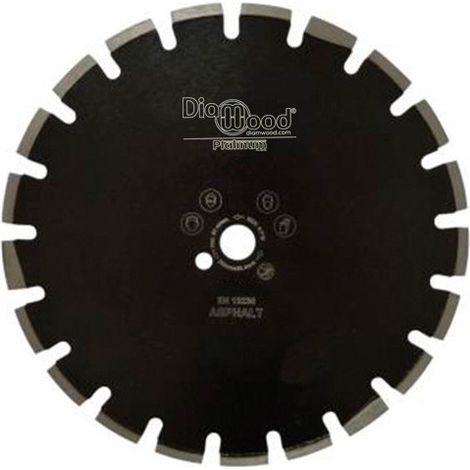 Disque diamant U-SLOT ROAD D.350 x Al. 25,4 x Ht. 10 mm - Asphalte, béton frais - Diamwood (1/2)