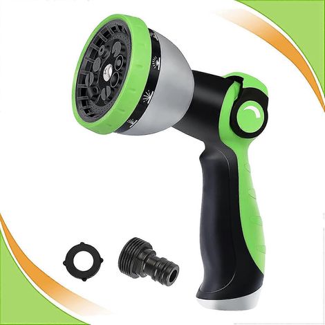 2022 Watering Gun,garden Sprayer Professional High Pressure Spray Nozzle,10 Modes Adjustable Watering Gun-washing Cars, Pets And Lawn Watering-green (1/4)