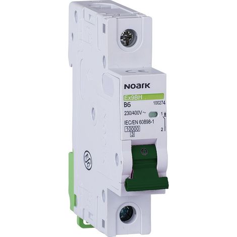 Interruttore automatico Noark 100274 6A 10kA (1/3)