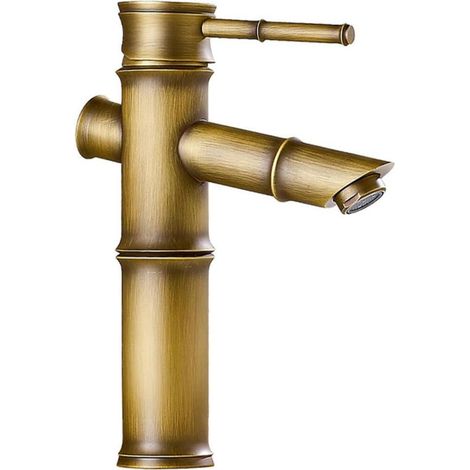 Moderne Einhebel-Waschtischarmatur mit einem Loch, Warm- und Kaltwasserhahn (Antik, 2. Jahrhundert)