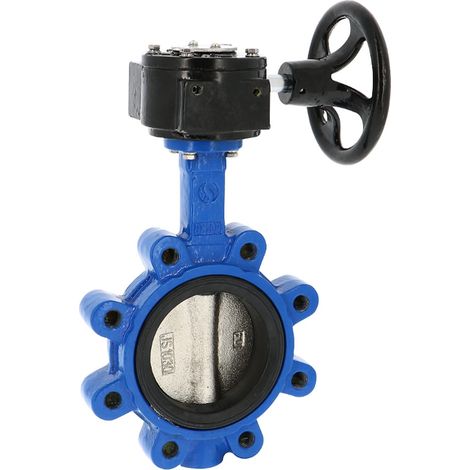 Vanne papillon Lug Initiale Papillon fonte,EPDM réducteur monté - Série 1135 Ø300/PN16