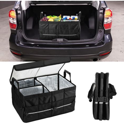SWANEW Organizzatore per il bagagliaio dell'auto. borsa portatile regolabile e ripiegabile per il bagagliaio dell'auto con contenitore (1/5)