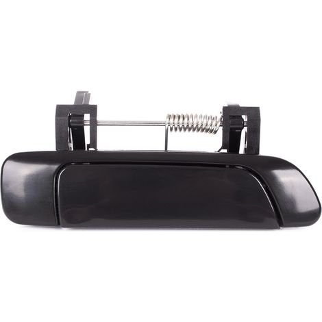 Poignée de porte extérieure sans trou pour Honda Accord 98-02, avant droite, conduite à gauche (LHD), noir brillant, sans trou (1/2)