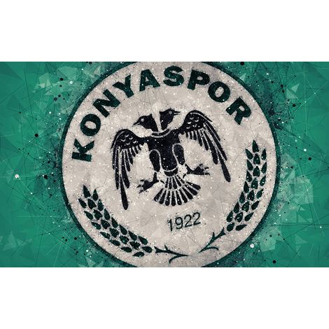 Papier peint panoramique Foot / Football - Konyaspor - 130 cm x 81 cm (1/2)