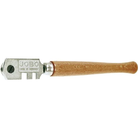 Tagliavetro Jobo® per spessori di vetro di 3-6mm manico rotondo ad H SILBERSCHNITT