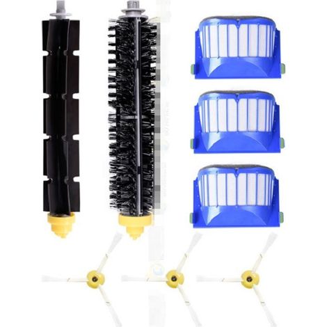 Pièces de rechange pour iRobot Roomba séries 600 (690, 692, 694, 670, 660, 665, 651, 650, 614) et 500 (595, 585, 564), brosse latérale (1/5)