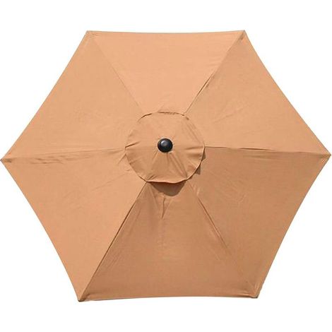 1 Ersatzbezug – Sonnenschirm für Terrasse und Garten – UV-beständig und atmungsaktiv – Für Garten, Pool oder Innenhof – Weiß – 270 x 270 cm (1/5)