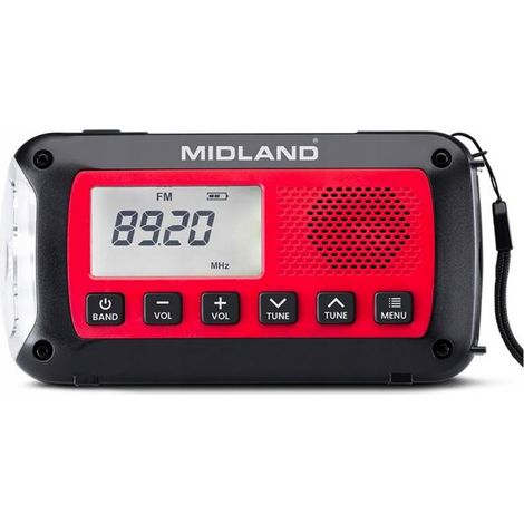 Midland ER100 Emergency Radio with 2600mAh Battery