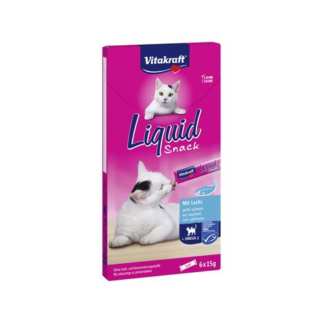 BOCCONCINI PER GATTI 'ADULT' gusto salmone - gr. 90 (6 snack)