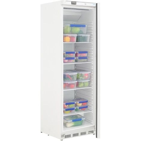 Polar – Armoire réfrigérée positive 400L – Froid ventilé 2 à 8 °C – Porte vitrée verrouillable – 4 étagères réglables – Roulettes verrouillables (1/5)