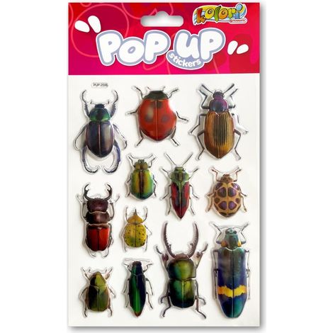 Autocollants métalliques Coccinelles