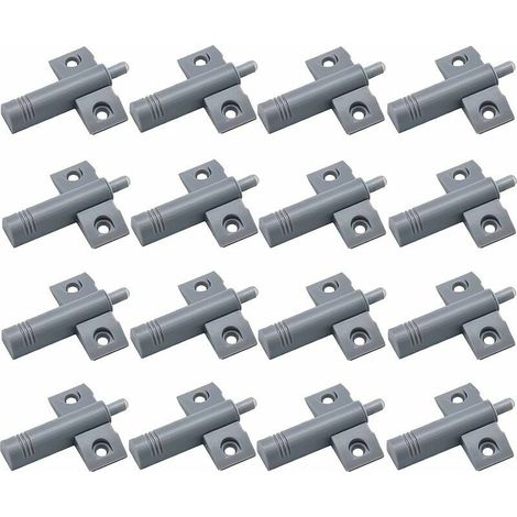 royaluxe - Tampons de tiroir Tampons souples Tampons souples pour armoires de cuisine Ensemble d'amortisseurs de porte d'armoire Gris Amortisseurs de porte d'armoire pour réduire le bruit de la porte  (1/5)