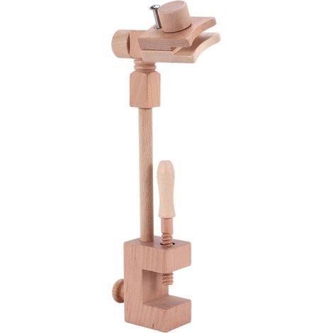 Cercle à broder avec pince, support en bois pour toutes les tables, idéal pour le point de croix circulaire, cadre à broder, porte-broderie (1/5)
