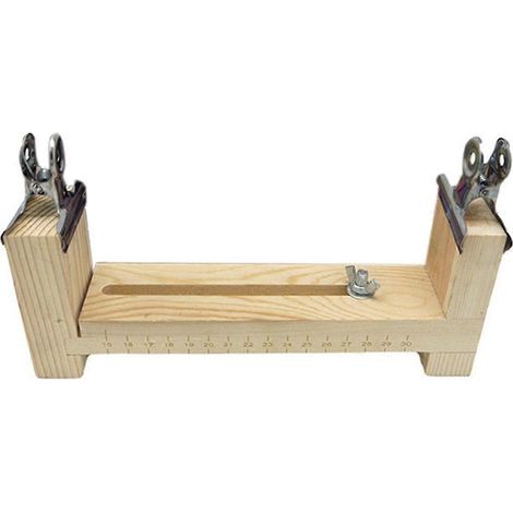 Selbstgemachtes Werkzeugarmband aus Holz, gewebt, verstellbare Länge, Handarbeit, Modell BA (siehe Abbildung) (1/5)