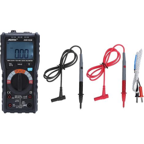 DM100B Digitales Multimeter mit LCD-Display, tragbar, hochpräzise, integriertes, industrietaugliches, hitzebeständiges Voltmeter