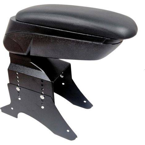 Accoudoir pour voiture, universel, noir avec partie supérieure coulissante