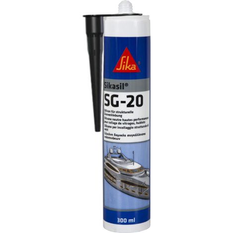 SIKA Sikasil SG-20 Sigillante marino per vetri e oblò - 300 ml