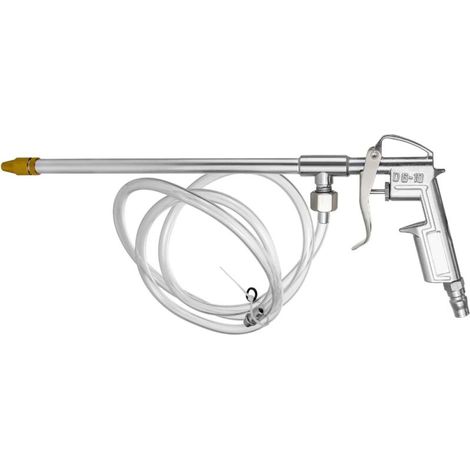 Pistolet de nettoyage pneumatique pour moteur - pour le nettoyage des compartiments moteur et des roues de voiture - 1 unité, argent (1/5)