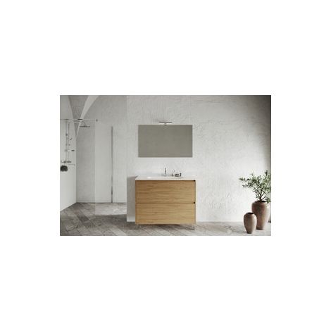 MOBILE BAGNO LISBONA 2C 100 ROVERE NATURALE
