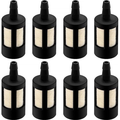 8 filtros de gasolina - Aptos para motosierras de gasolina - Filtros de combustible - Aptos para motosierras - Desbrozadoras (1/5)