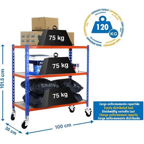 Simonrack Industrieregale Metall 952 x 1100 x 310 mm