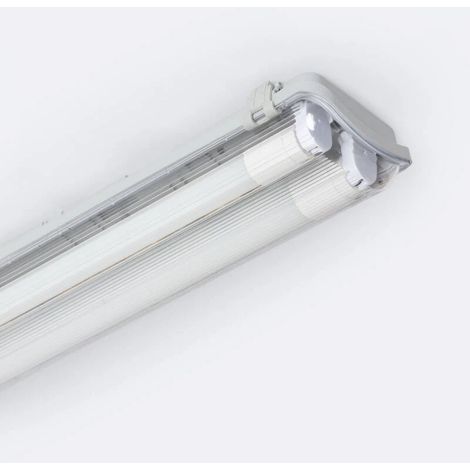 ORION91oficial® - Pantalla Estanca 60cm IP65, con dos Tubos LED 2X9W 1800lm, Luz Blanco Neutro 4000K, G13-T8, Regleta, Garaje, Almacén, Industrial - spaziOrion91 - Unidad (1/5)