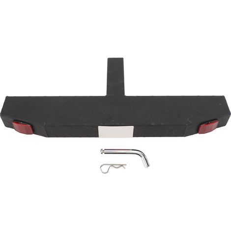 Étape d'attelage 600 lb, charge maximale, récepteur 2 pouces avec bande réfléchissante à broche 5/8 pouces pour voiture SUV pick-up RV (1/5)