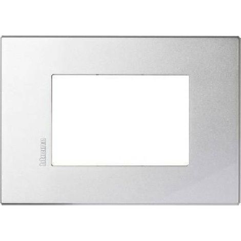 HW4803HC Bticino Axolute air plate 3 places metal tech
