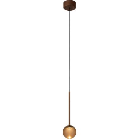 Lampe suspendue Calina seulement avec une boule d’ambre - 24406/07/96 (1/3)