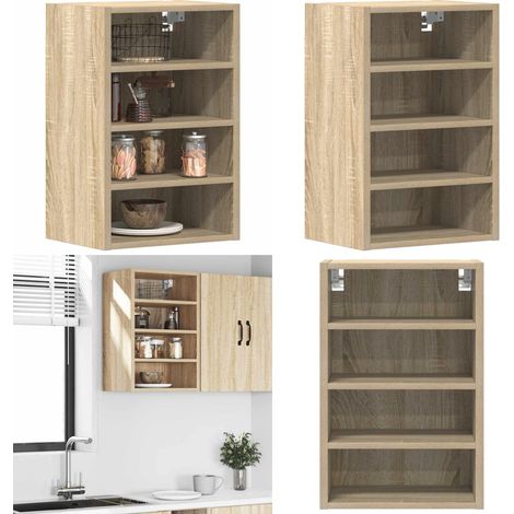 vidaXL Hängeschrank Sonoma-Eiche 40x29,5x60 cm Holzwerkstoff (1/5)
