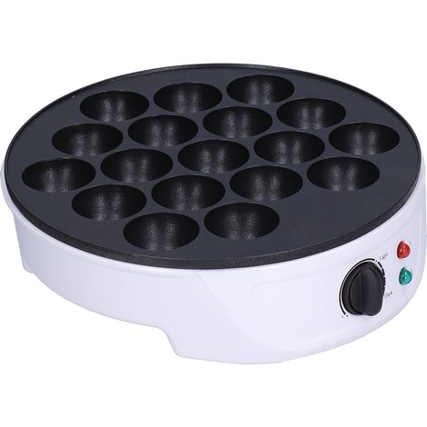 Appareil à takoyaki portable à 18 trous, mini-boulettes de poulpe, plaque de cuisson électrique, machine à petit-déjeuner, prise 220-240 V.