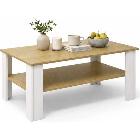 Holz Sofatisch Couchtisch Disalo 100x55