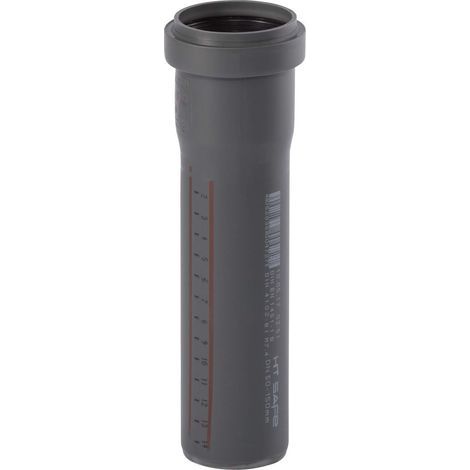 T-Rohr mit DN 50 mm und 150 mm Muffen, DIN EN 1451-1, für Abwasserableitung (1/4)