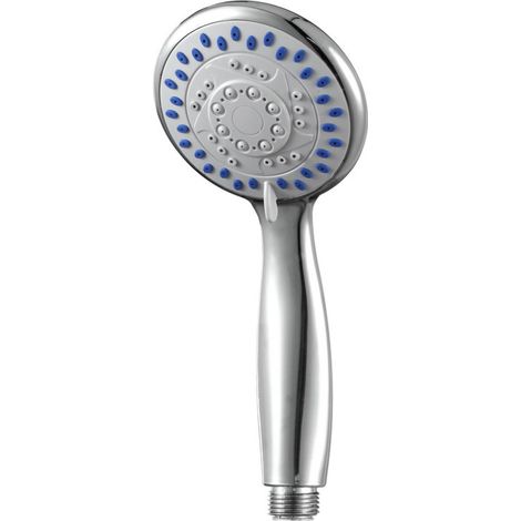 Pommeau de douche universel anticalcaire chromé grande fonction (1/5)
