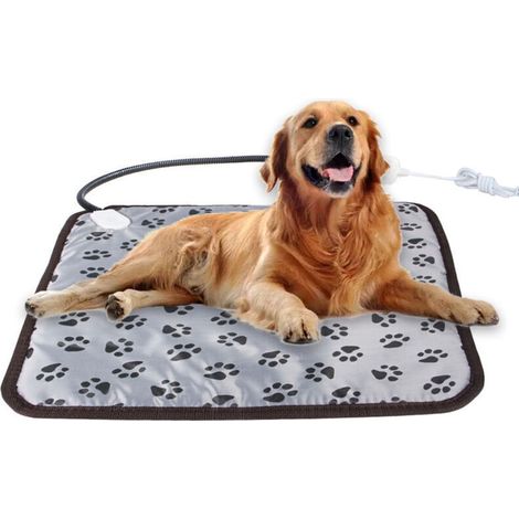 Tapis chauffant électrique imperméable pour animaux de compagnie, 45 cm, couverture chauffante pour chien et chat