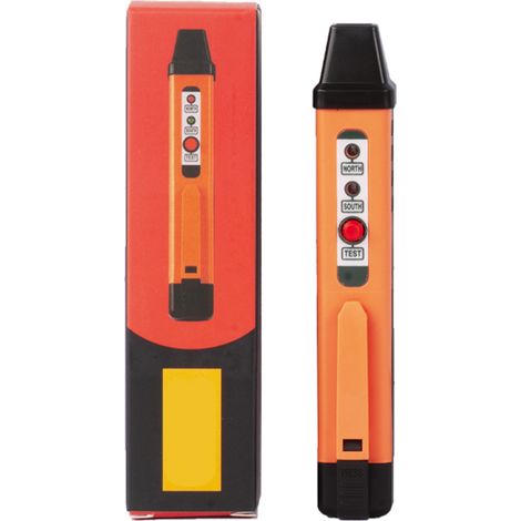 Detector de Polaridad Magnética N/S con LED, Sensibilidad ±5mT, Carcasa de ABS Resistente – Comprobador para Electrónica y Taller (1/4)