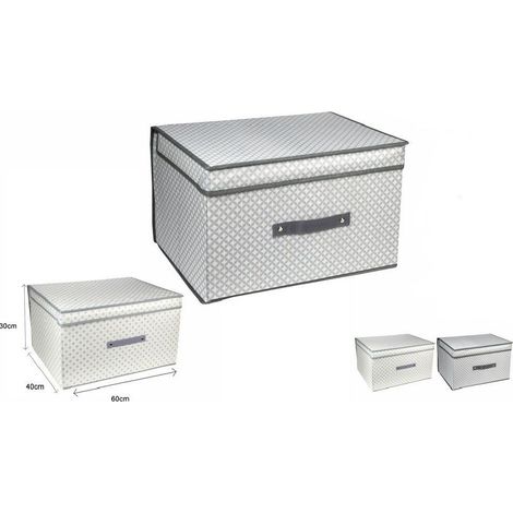 Trade Shop - BOX PLATZSPARBOX ALL-IN-ONE-CONTAINER KLEIDERSCHRANK ORGANIZER 60X40X30CM 53029 -