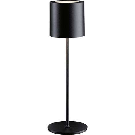 Paulmann 76998 Tuni LED-Akku-Tischlampe  2.8 W Warmweiß  Schwarz (matt)