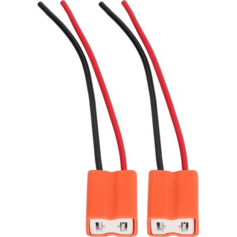 Câble adaptateur H7-2 H7 Support de lampe en céramique Prise pour ampoule de voiture Câble adaptateur prise femelle (1/5)